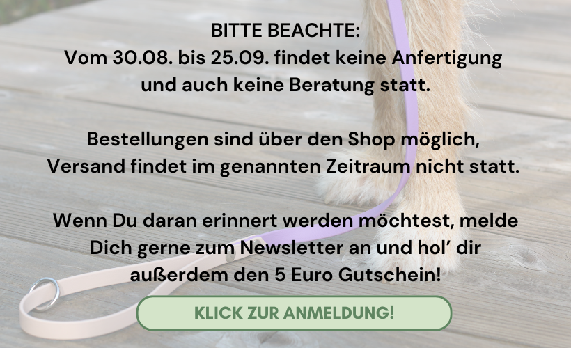 Urlaubsankündigung
